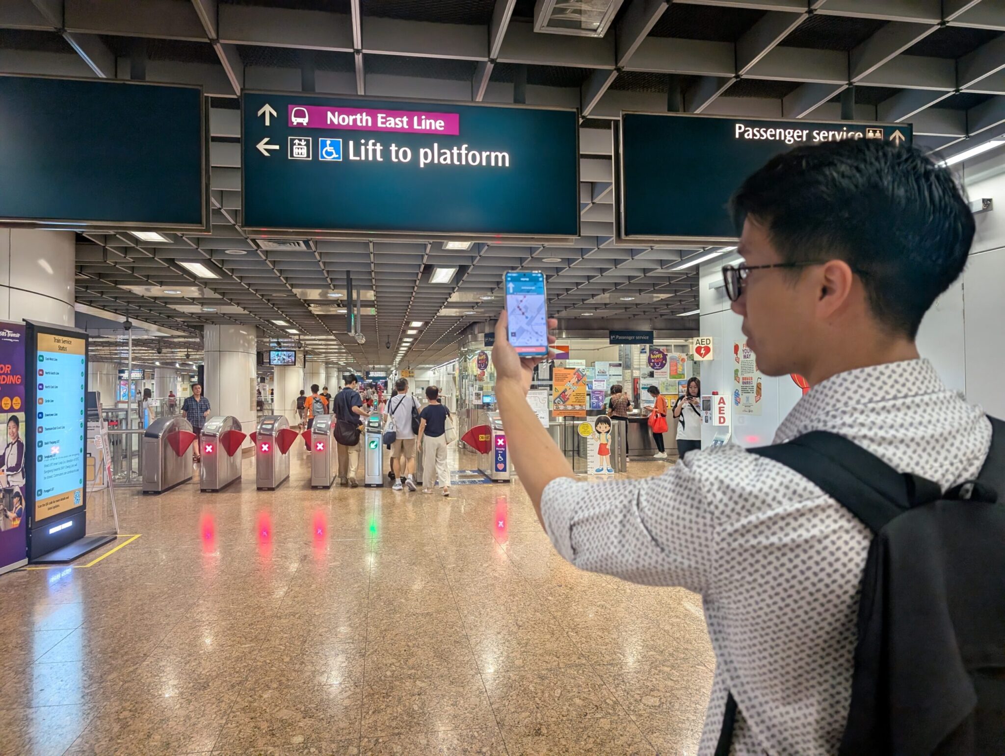 In Chinatown station